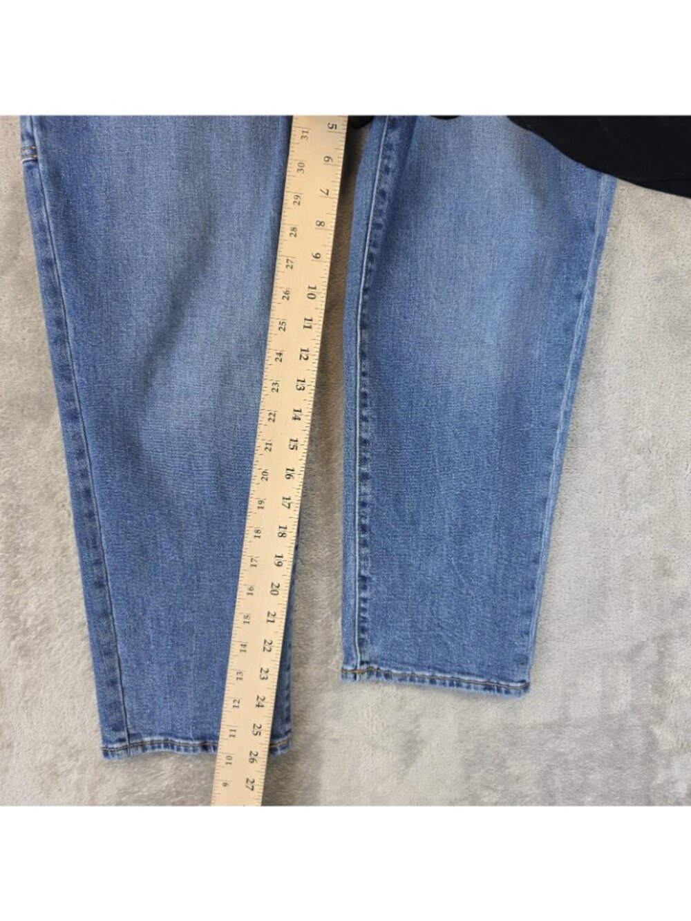 Old Navy Workwear Curvy Sky-Hi Straight Jeans Womens 8 Blue High Rise Utility - Picture 10 of 13
